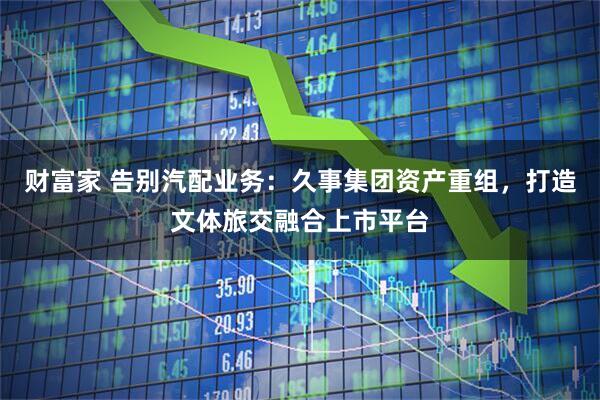 财富家 告别汽配业务：久事集团资产重组，打造文体旅交融合上市平台